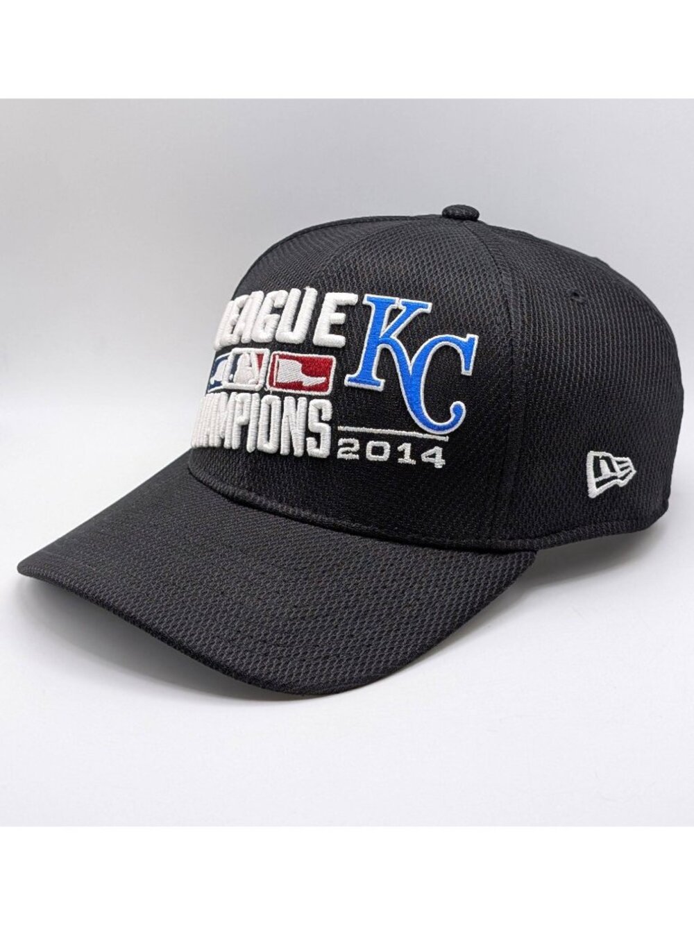 Kansas City Royals League Champions 2014 Hat Cap Black New Era 39Thirty OSFM